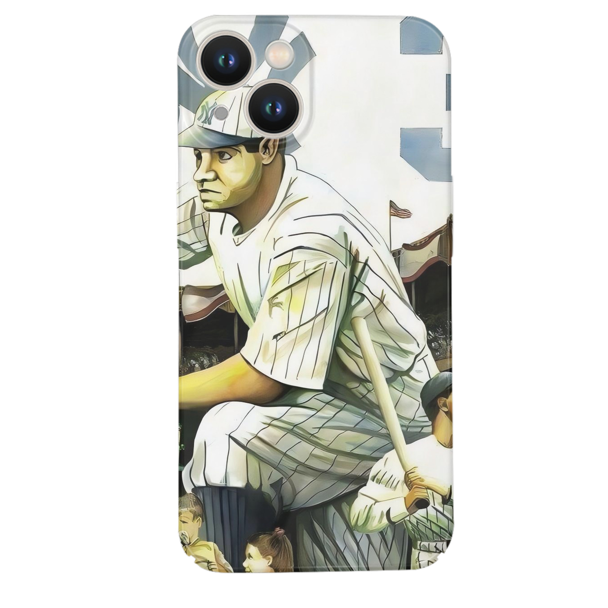 Babe Ruth 33 IPhone 14 Series Full-Cover Hard Case – Shockproof With Raised Camera Protection – Precise Cutouts, Wireless Charging Compatible – Durable, Anti-Yellowing, Easy To Clean
